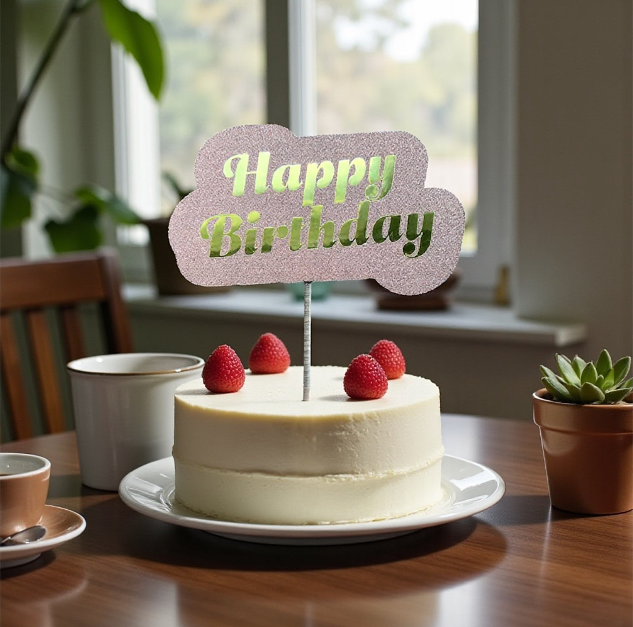 Happy Birthday Cake Topper