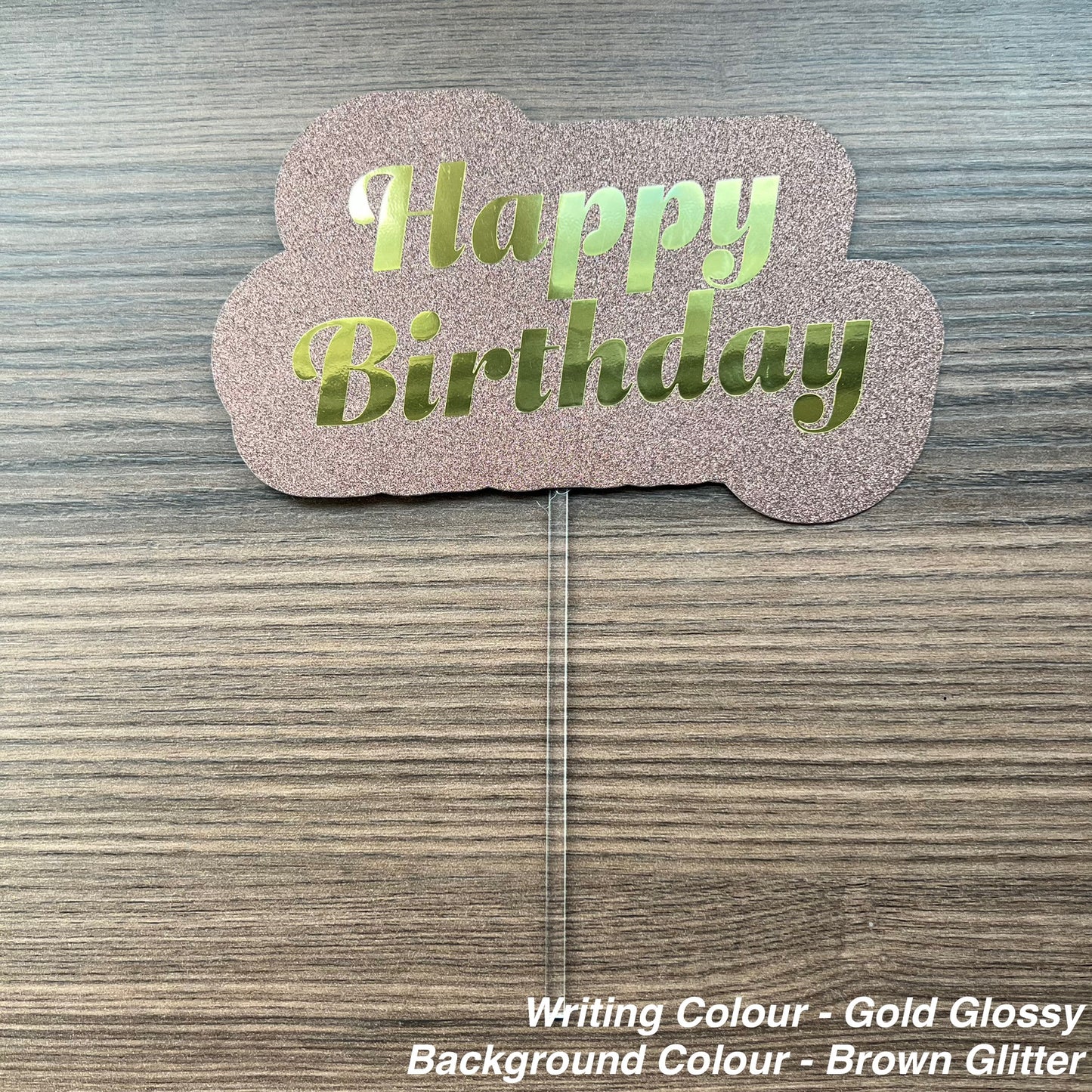 Happy Birthday Cake Topper