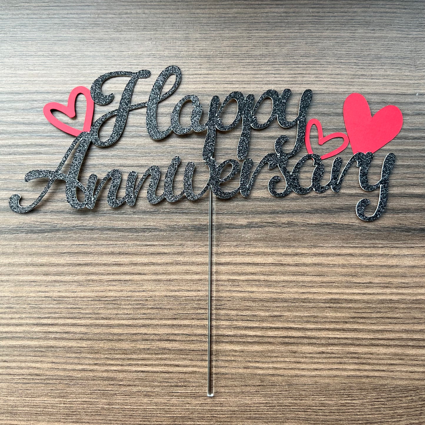 Happy Anniversary Cake Topper