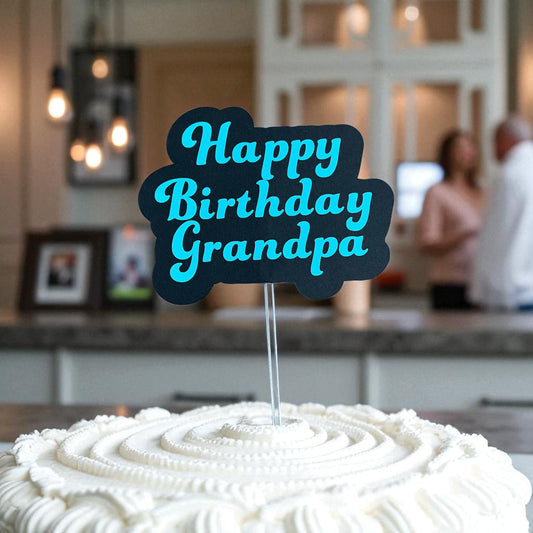 Happy Birthday Cake Topper - customized name